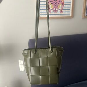 Anthropologie green shoulder bag. NWT